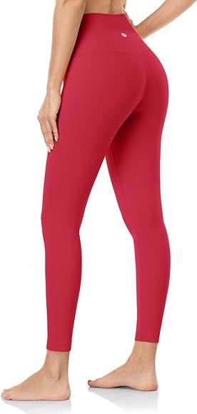 HeyNuts Pure&Plain 7/8 High Waisted Athletic Leggings for Women, Buttery Feeling Workout Tummy Co... | Amazon (US)