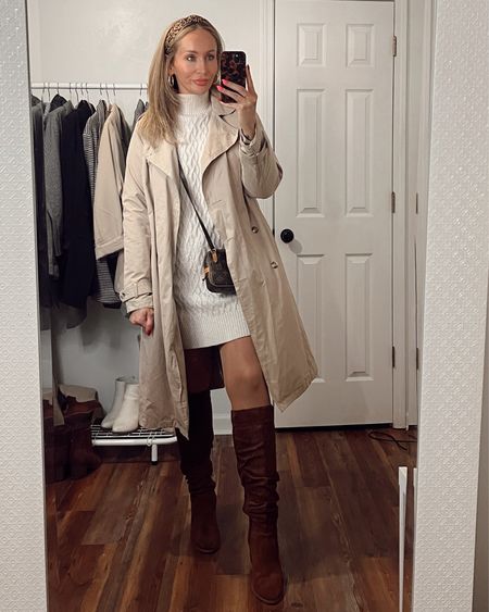 All neutrals today. 
.
.
.
#neutrals #trenchcoat #midsizeoutfits #midsizestyle #walmartfinds 

#LTKstyletip #LTKshoecrush #LTKmidsize