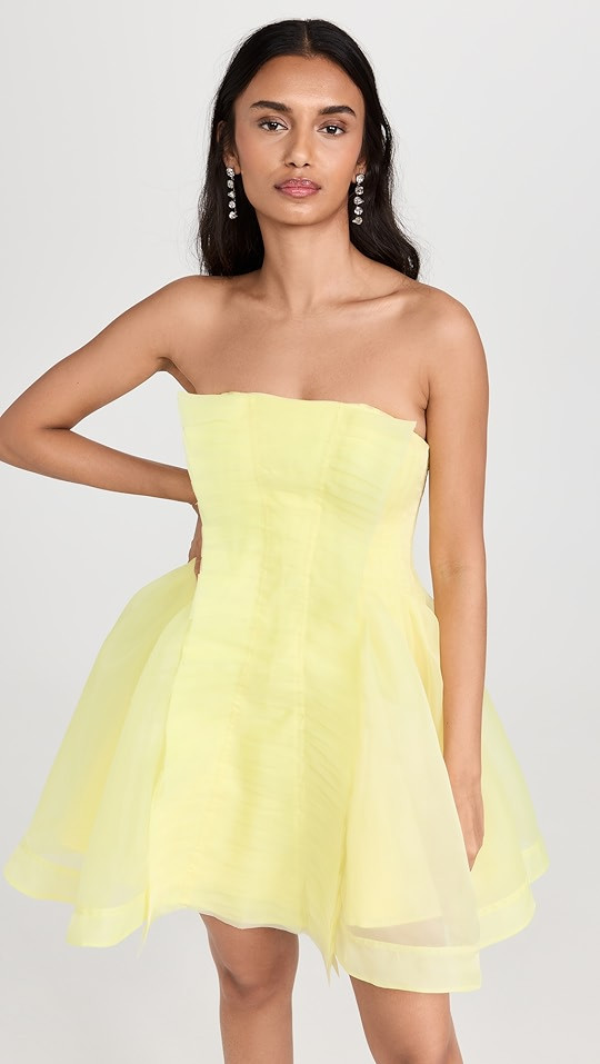 Astrid Pleat Panel Mini Dress | Shopbop