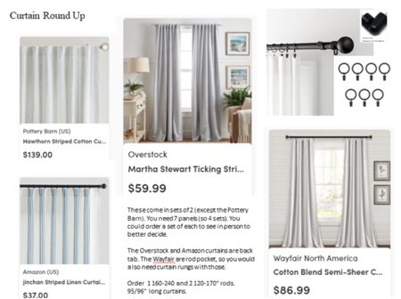 Modern farmhouse sunroom - curtains 

#LTKunder100 #LTKhome #LTKunder50