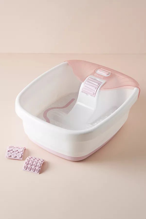 Bubble Bliss Deluxe Foot Spa By HoMedics in Pink | Anthropologie (US)