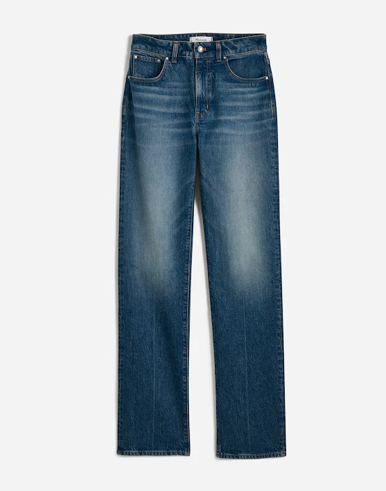 The Curvy Longline Straight Jean in Greendale Wash | Madewell | Madewell