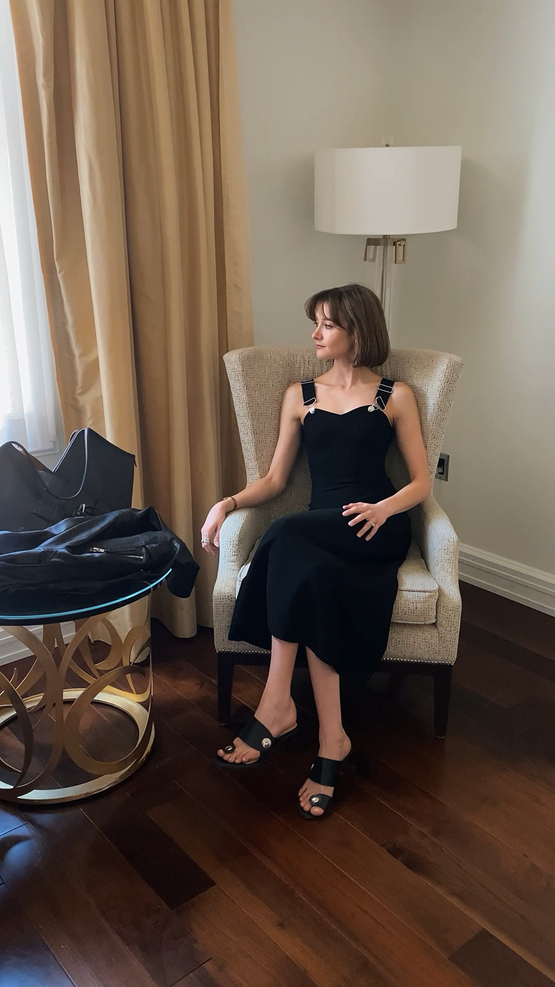 I love that this LBD has unexpected details like these overall-style straps! It looks perfect with a leather jacket! 

#LTKSeasonal #LTKStyleTip #LTKVideo