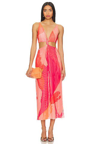 Rambla Thuly Long Cover Up Dress in Multi Cancun Cabo Mexico Vacation Outfits Mexico Dress | Revolve Clothing (Global)