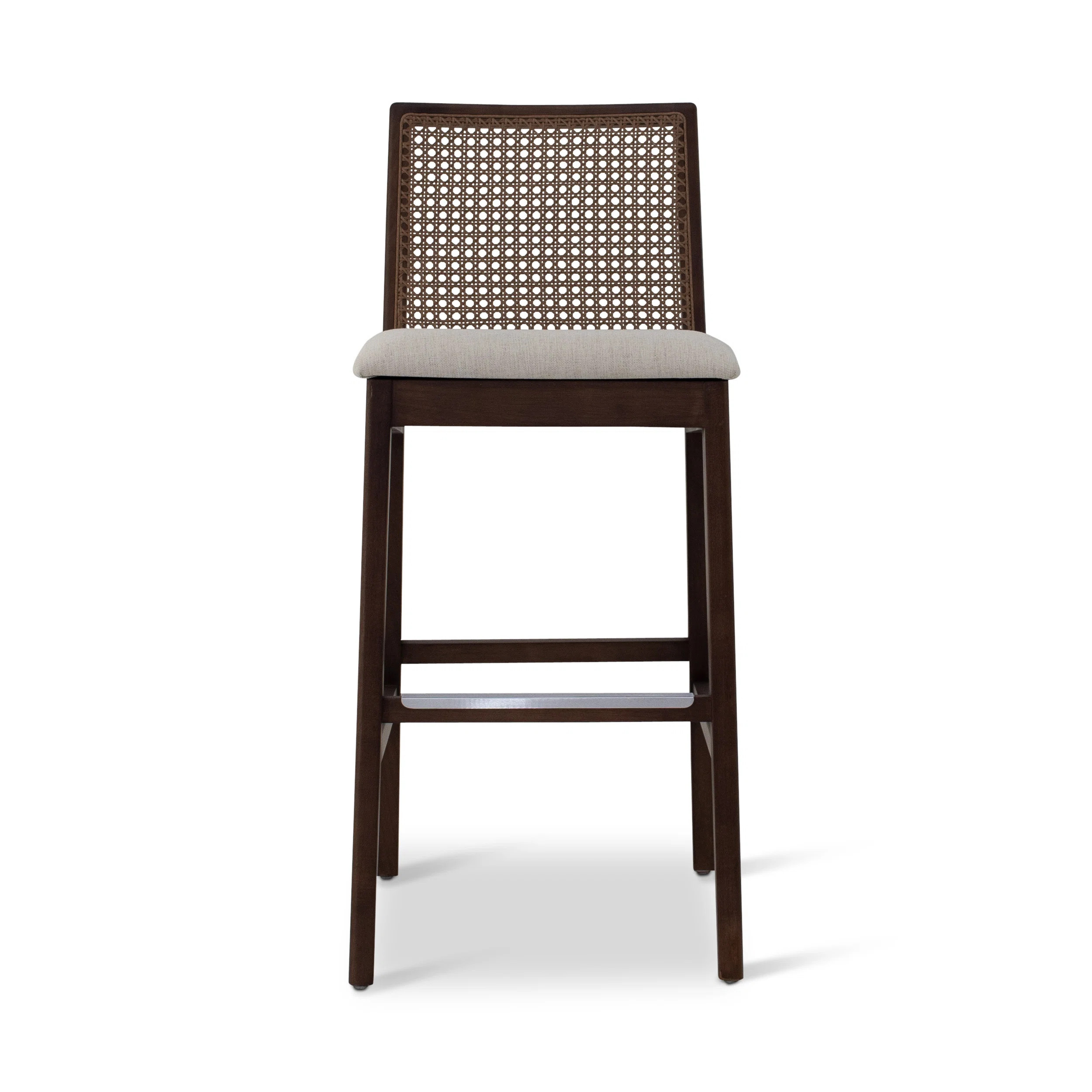 UrbiaModern Brazilian Nardia Cane Bar Stool | Perigold