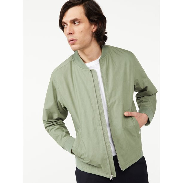 Free Assembly Men’s Bomber Jacket - Walmart.com | Walmart (US)