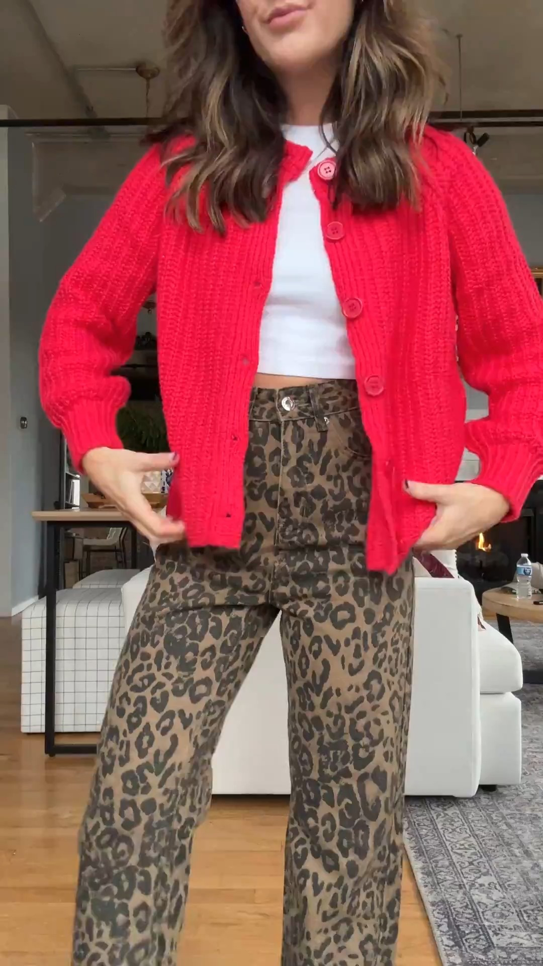 Adorable Amazon outfit for Valentines Day! Cheetah pants, red cardigan & red sneakers! 

#LTKSaleAlert #LTKFindsUnder50 #LTKootd