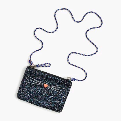 Girls' glitter cat bag | J.Crew US