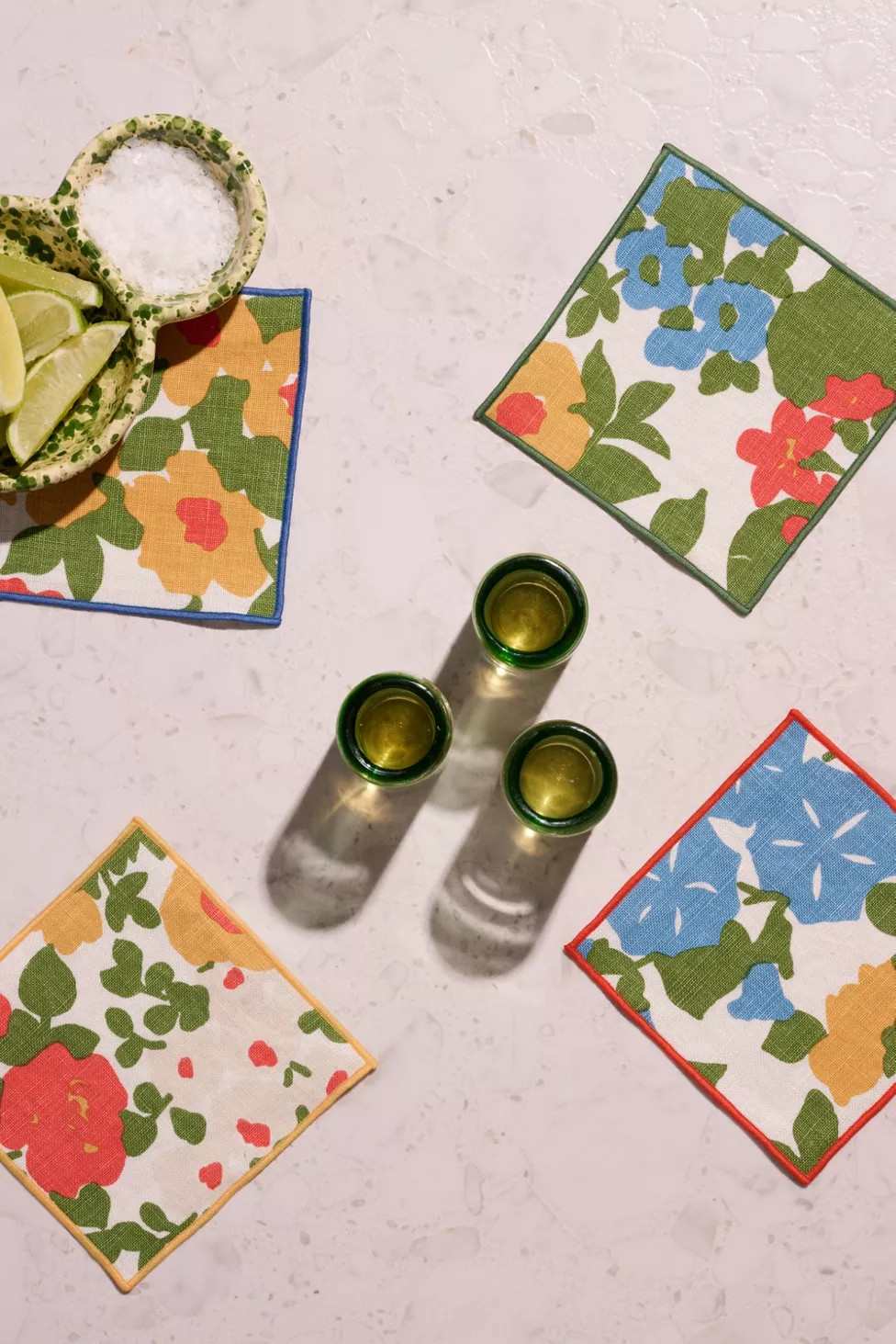 ATELIER SAUCIER Patterned Cocktail Napkin Set | Urban Outfitters (US and RoW)