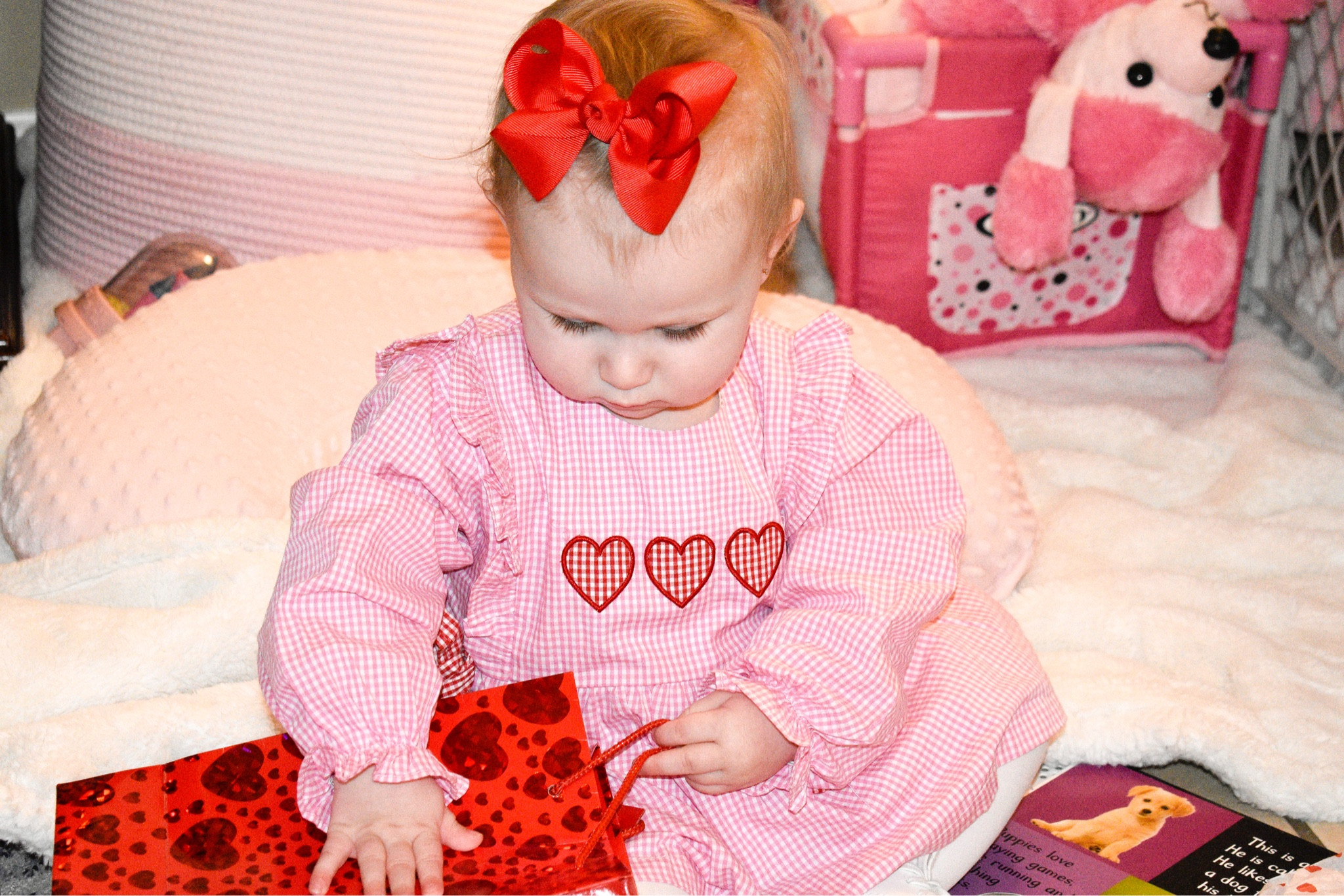 Valentines Day Outfit ❤️💋 
#BabyGirl #BabyGirlOutfits #ToddlerGirlOutfits #Hearts #ValentinesDay #Hairbows #BabyStyle 

#LTKbaby #LTKstyletip #LTKkids