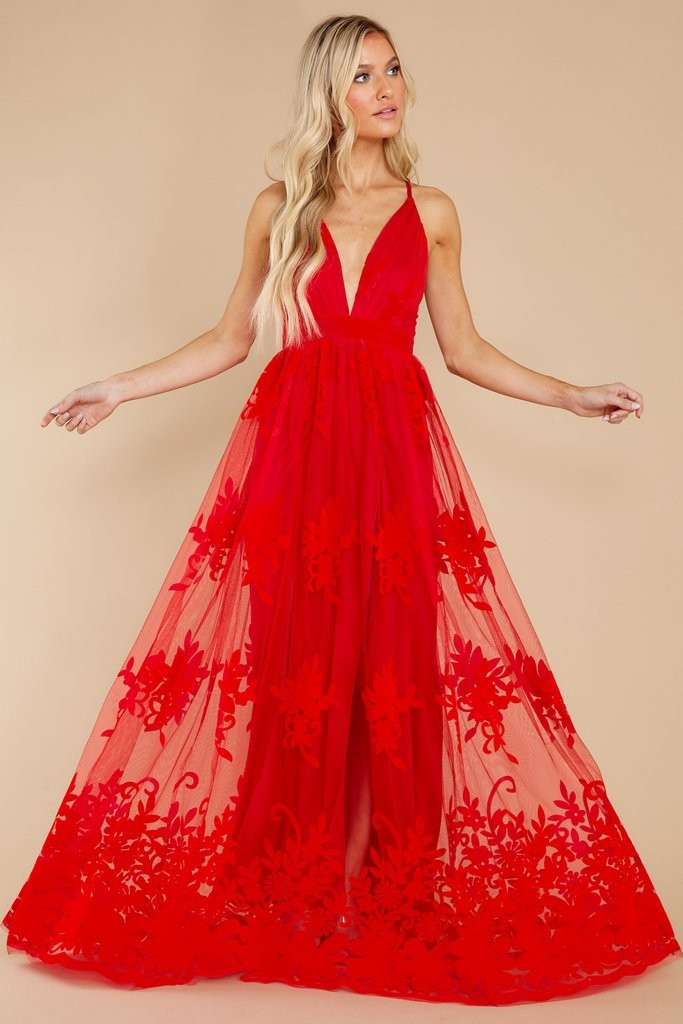 In Any Event Red Maxi Dress | Red Dress 