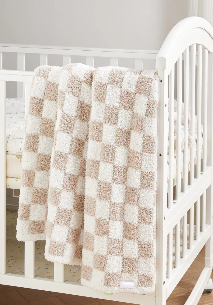 Checkered Receiving Buttery Blanket | The Styled Collection