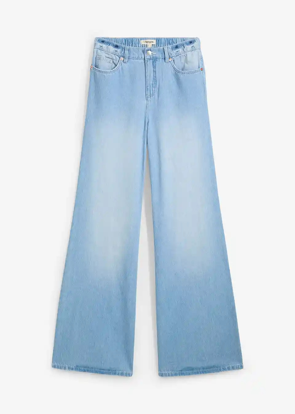 Wide-Leg-Jeans, High Waist, Bequembund - blau, Regul\u00e4r | bonprix | Bonprix DE