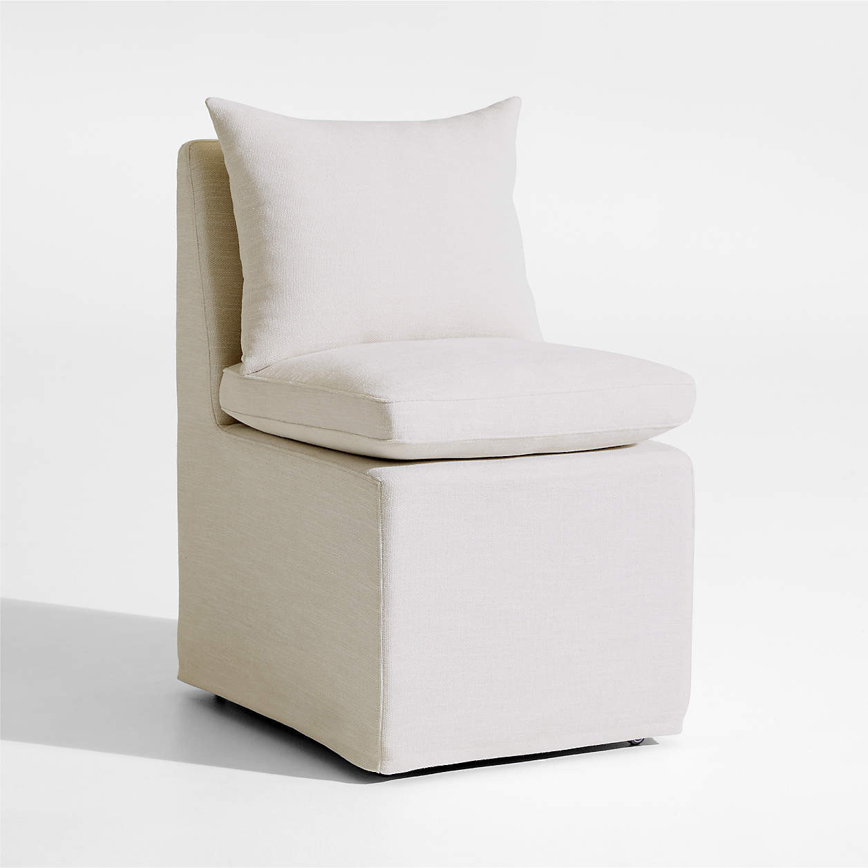 Seascape Upholstered Outdoor Dining Chair + Reviews | Crate & Barrel | Crate & Barrel