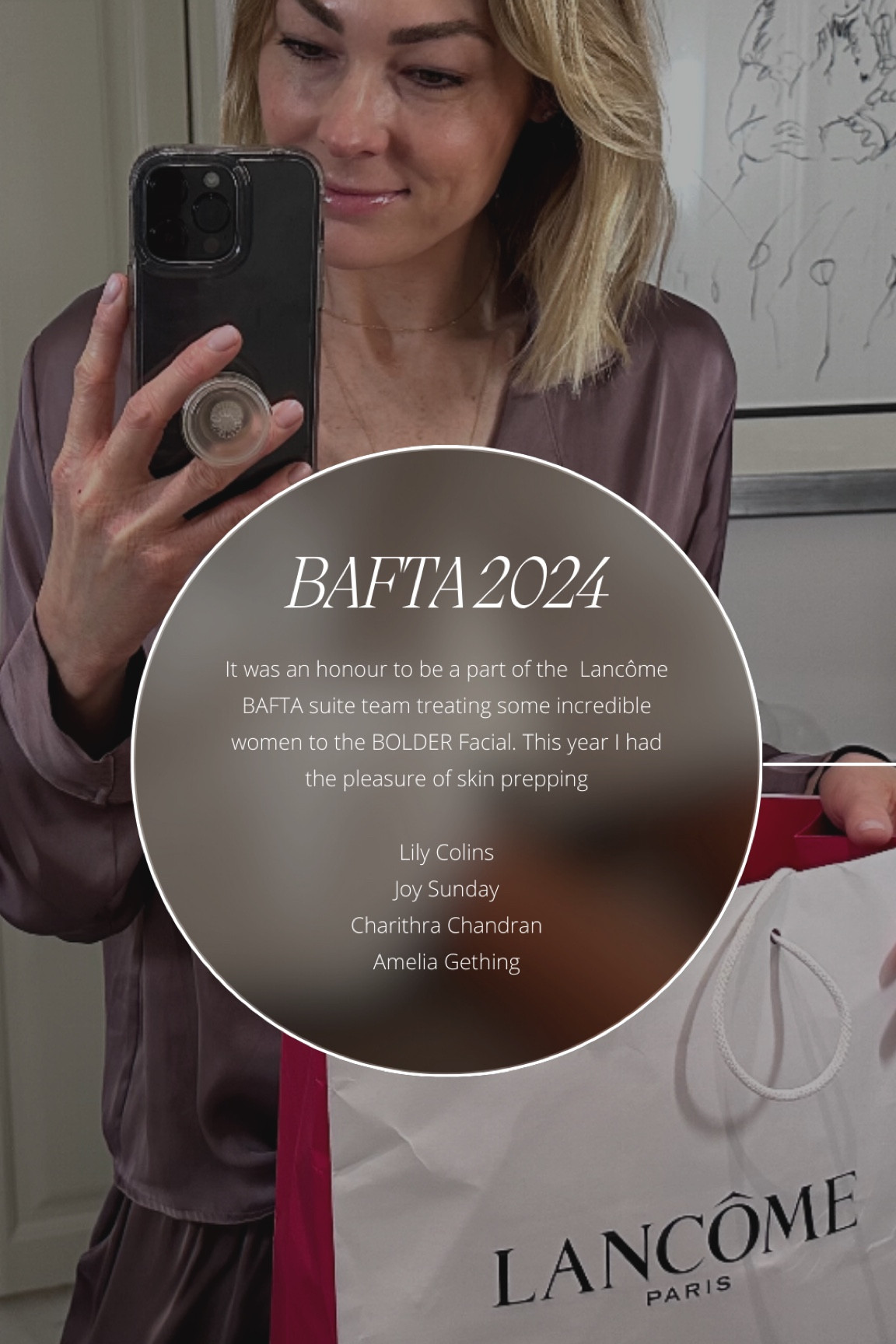 It was an honour to be a part of the Lancôme BAFTA team this year and giving some many incredible women a skincare treat ahead of the red carpet. 

Here’s a lineup of the products I used for plump & glowing skin: 

- Lancôme Advanced Genifique Serum
- Lancôme Hydra Zen Anti-Stress Liquid Glow Moisturiser 
- Lancôme Génifique Yeux Light- Pearl Eye Serum
- Lancôme Rènergie HCF Triple Serum
- Lancôme Tonique Confort
- Lancôme Absolue Soft Cream


#LTKeurope #LTKSeasonal #LTKbeauty