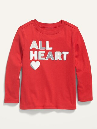 Unisex Long-Sleeve Graphic Tee for Toddler | Old Navy (US)