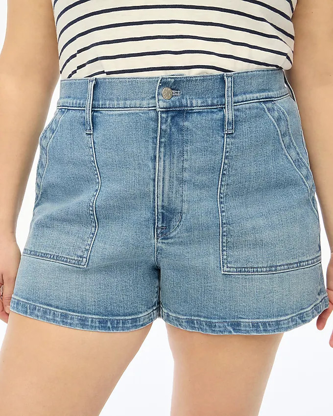 Utility denim short | J.Crew Factory