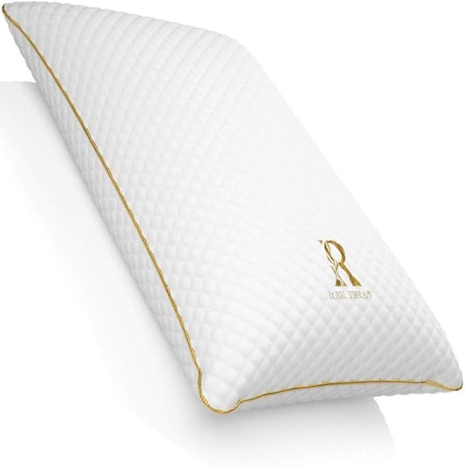 Royal Therapy Queen Memory Foam Pillow,Bamboo-Adjustable Shredded Odor-Free Pillow for Neck & Sho... | Amazon (US)