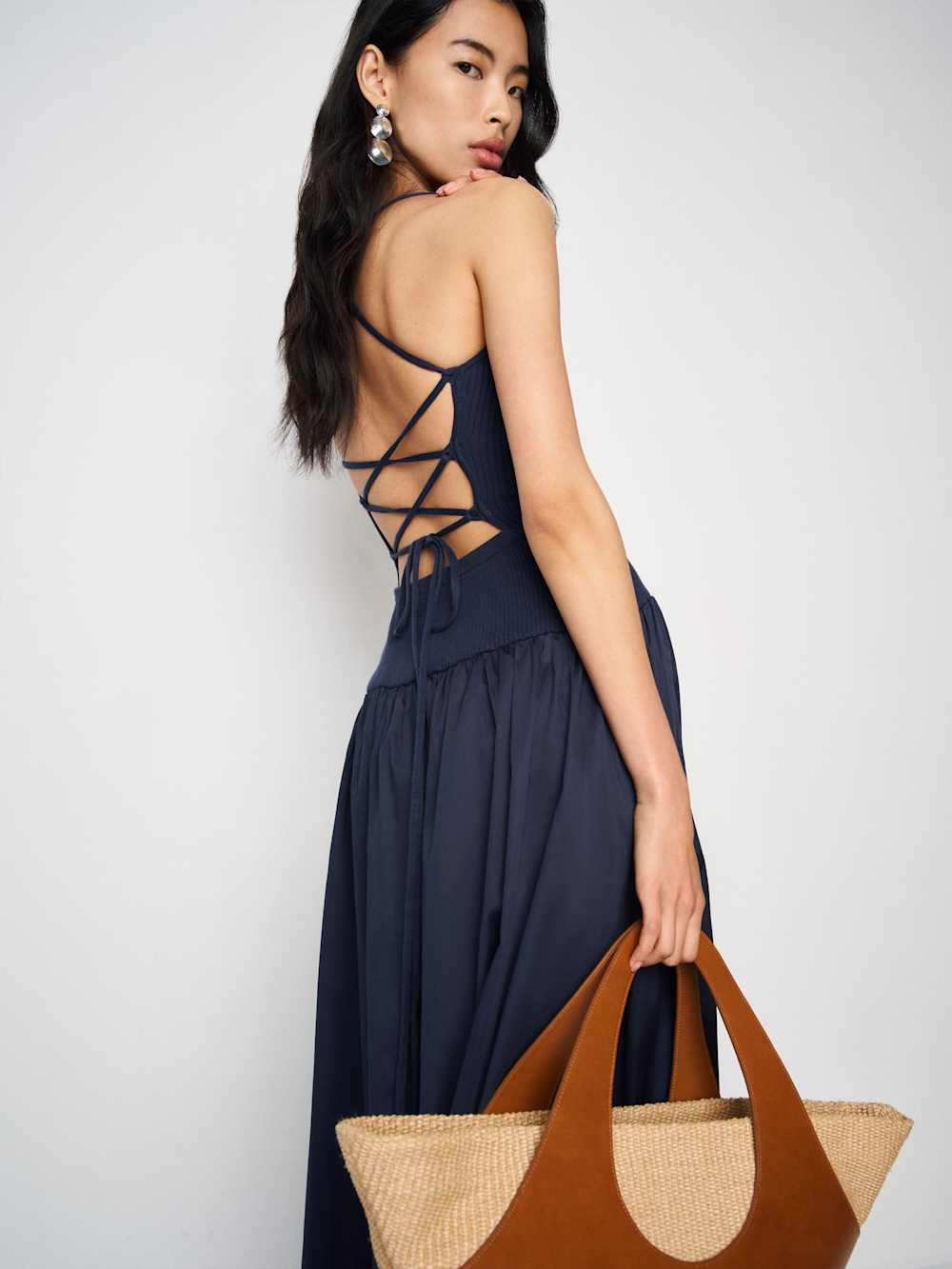 Ginny Cotton Sweater Dress | Reformation (Global)