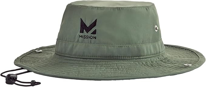 MISSION Cooling Bucket Hat, UPF 50, 3" Wide Brim Sun Hat - Cools When Wet, UPF 50 | Amazon (US)