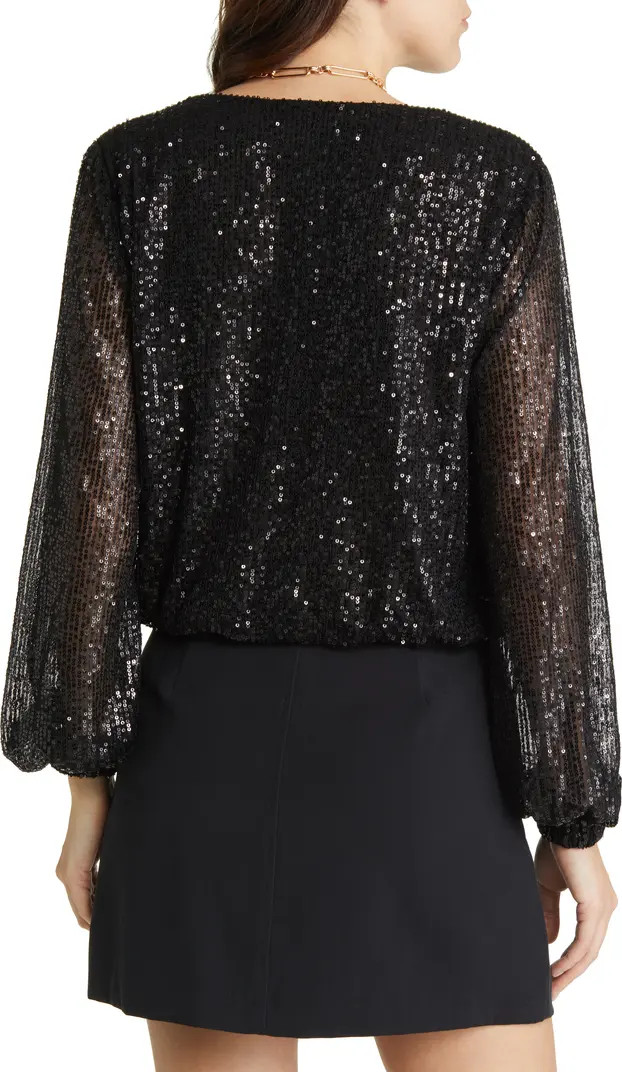 Sequin Wrap Top | Nordstrom