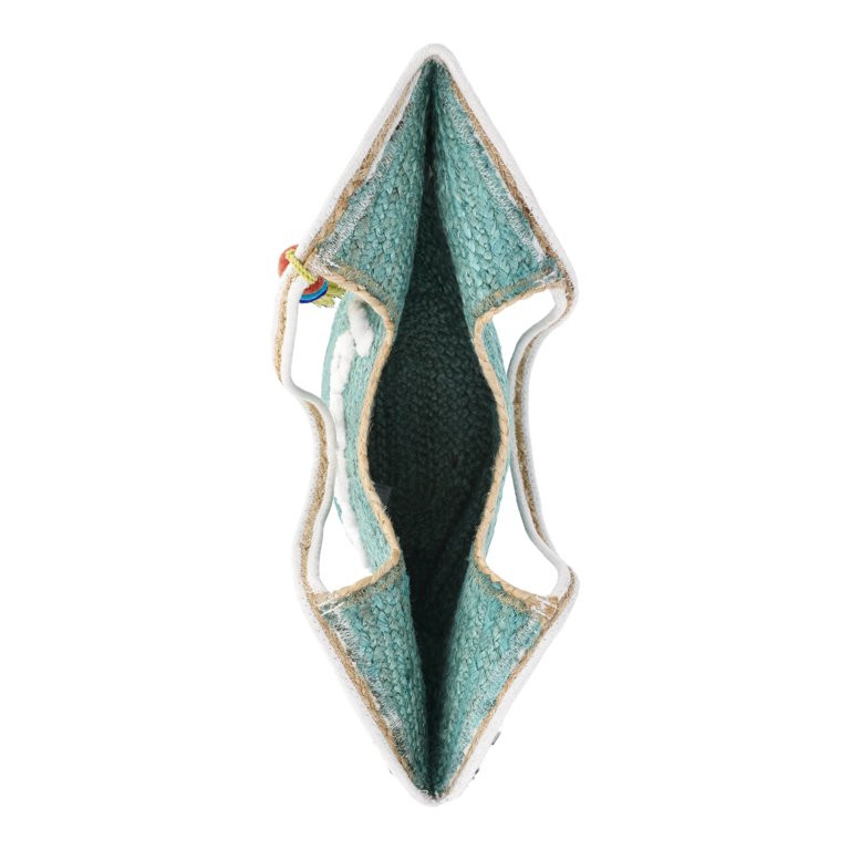 No Boundaries(No ratings yet) No Boundaries Jute Tote Bag, Vacay Teal, Women’s  Free 90-day ret... | Walmart (US)