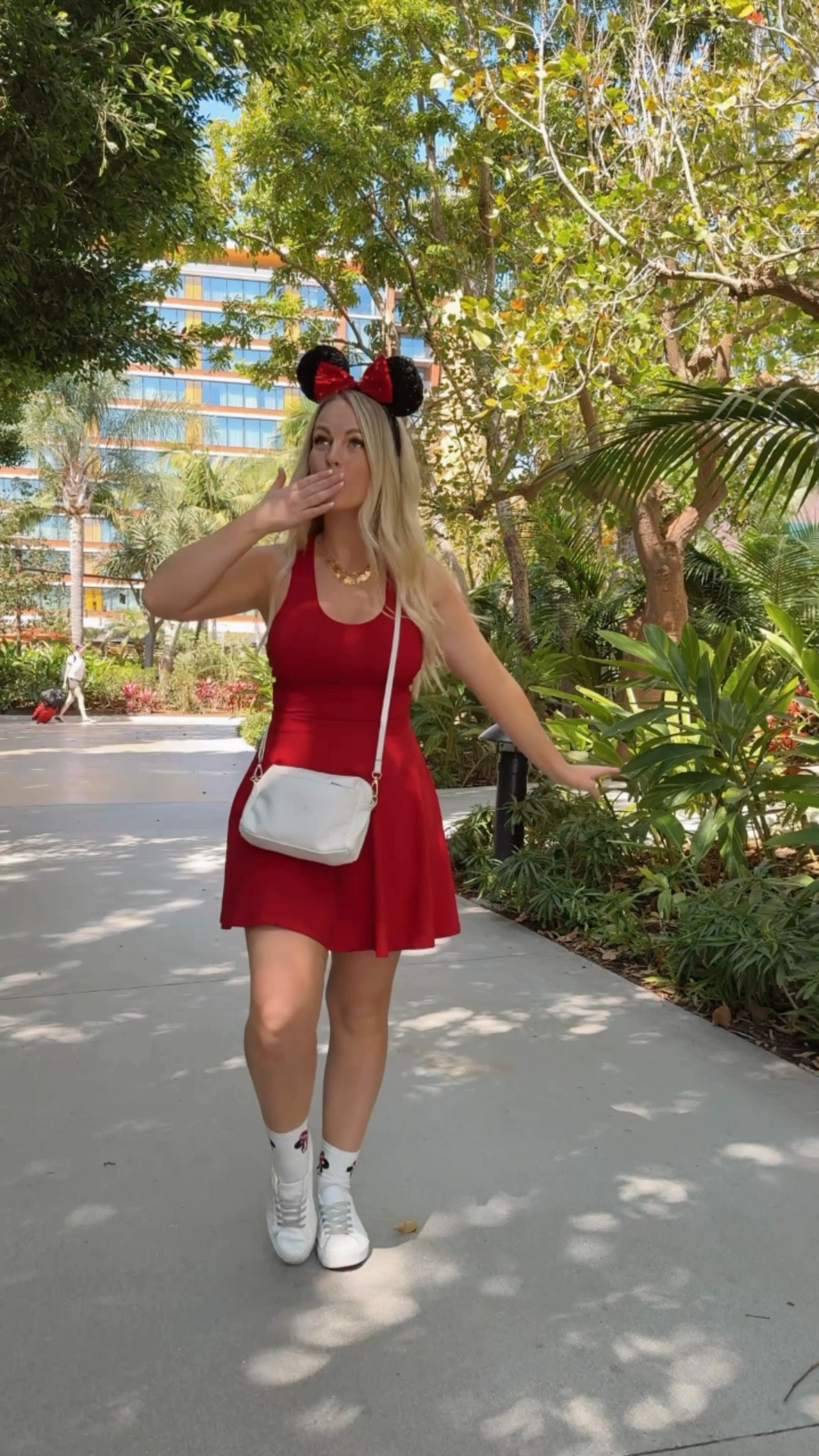 Summer style, Disney Mom edition!
Athletic dresses for the hustle, character socks for the flair, charm necklaces for a touch of magic, and Minnie ears because… obviously. Name a better combo—I’ll wait!

#disneyfashion #disneystyle #disney #disneyland #disneyworld 