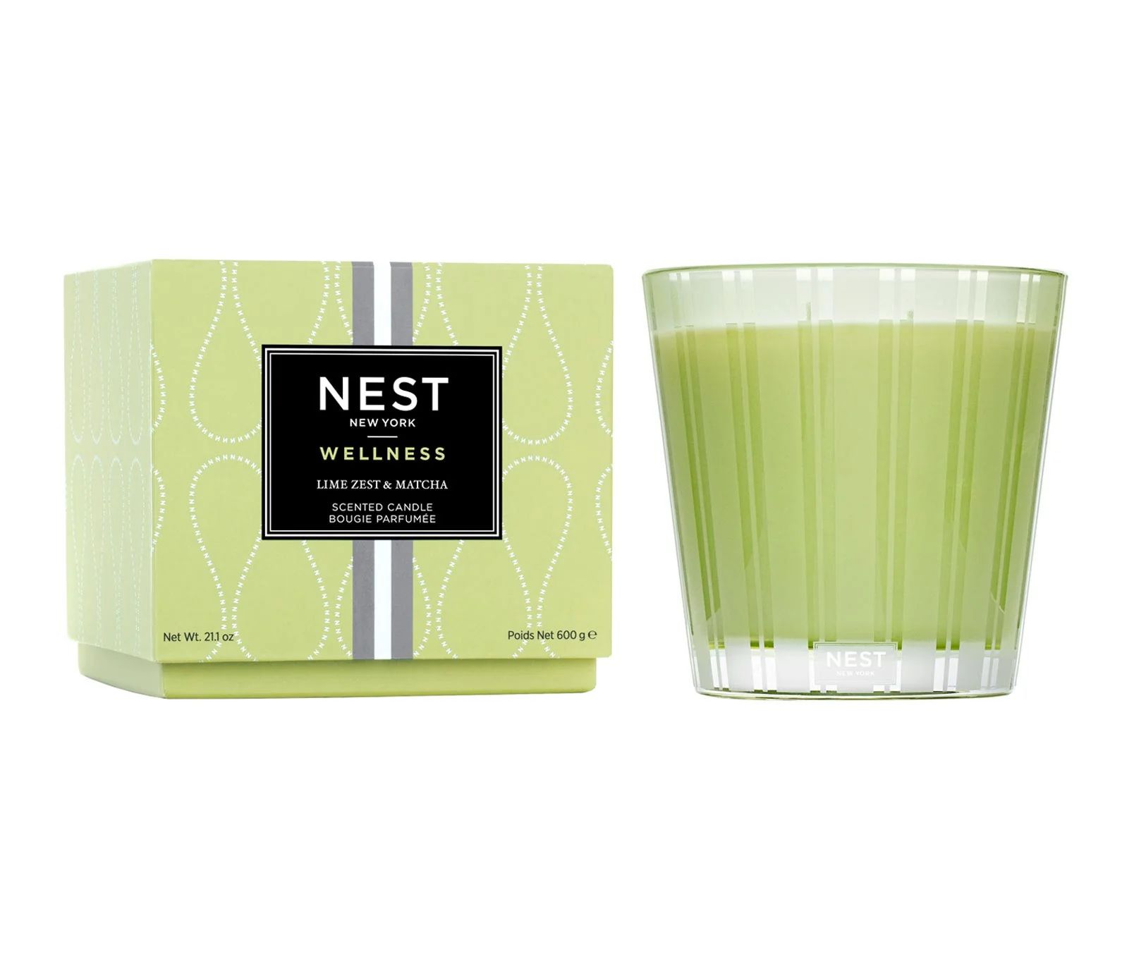 Lime Zest &amp; Matcha 3-Wick Candle | NEST Fragrances