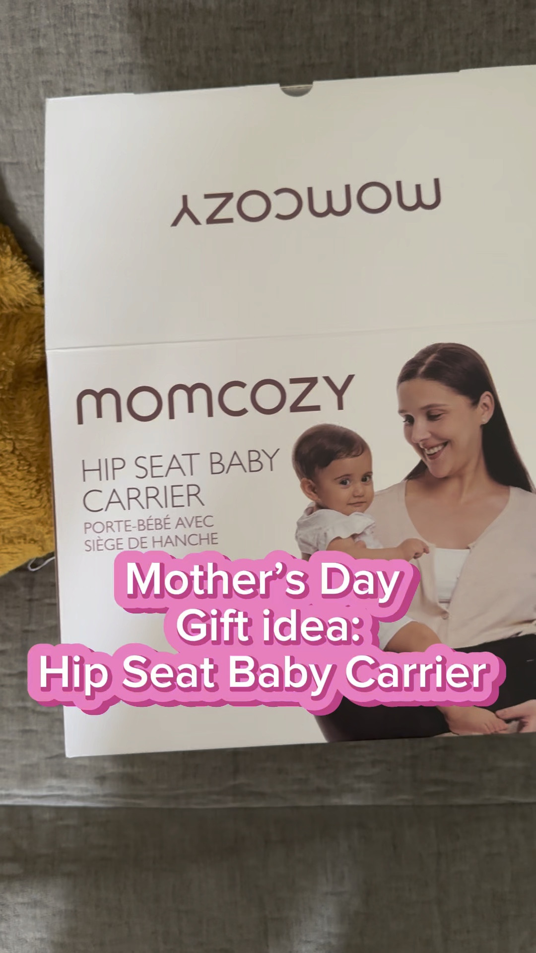 Mother’s Day gift idea: Momcozy Official hip seat baby carrier 🫶🏼

This baby carrier is such a lifesaver, well a back & shoulder saver! The hip carrier helps distribute the baby weight evenly when carrying them & relieving pressure from back & shoulders. 

Its a perfect gift, especially for new moms! 🤍



#LTKGiftGuide #LTKbaby #LTKVideo