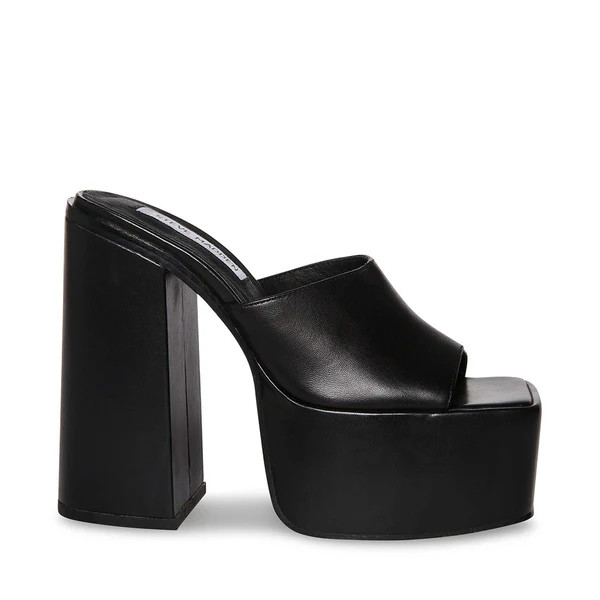 TRIXIE BLACK LEATHER | Steve Madden (Canada)