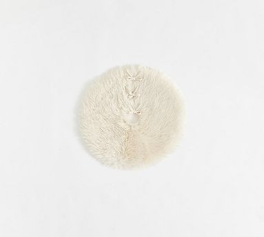 Luxe Faux Fur Mini Tree Skirt | Pottery Barn (US)