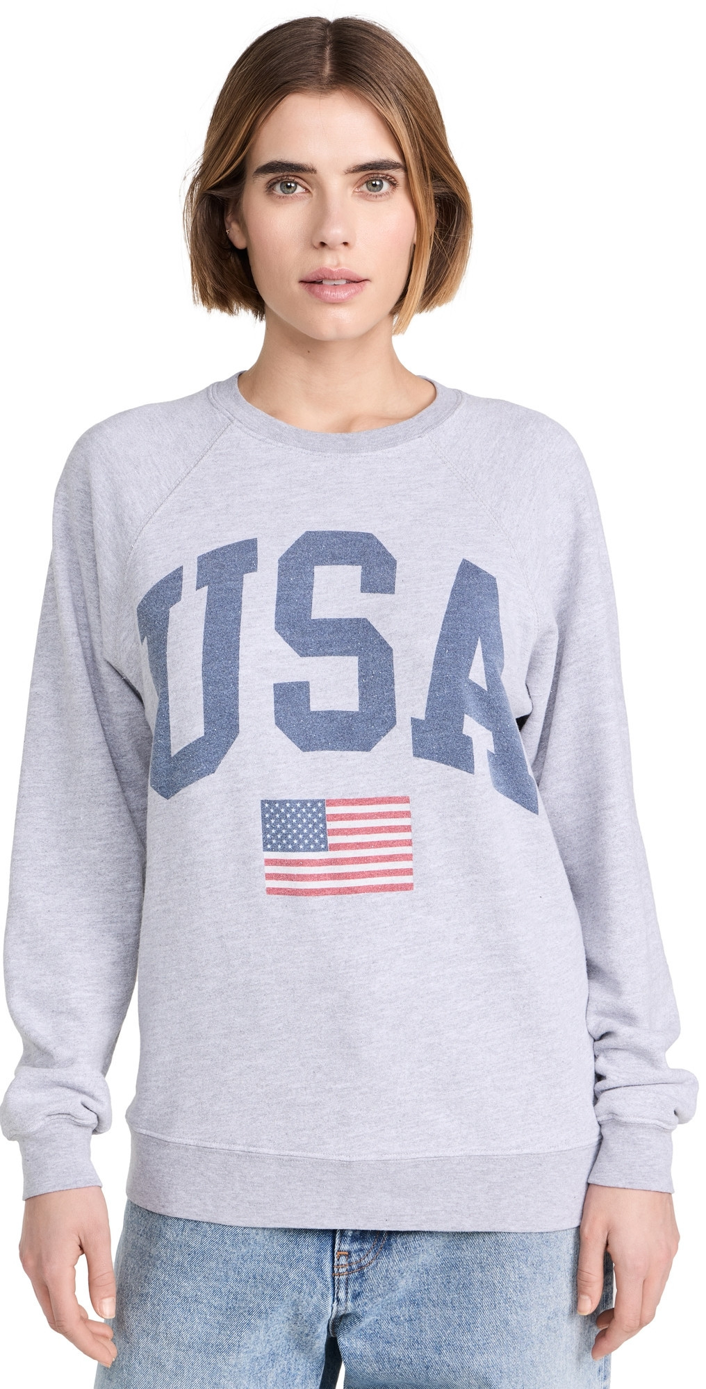 Original Retro Brand USA Sweatshirt Vintage Heather Grey S | Shopbop
