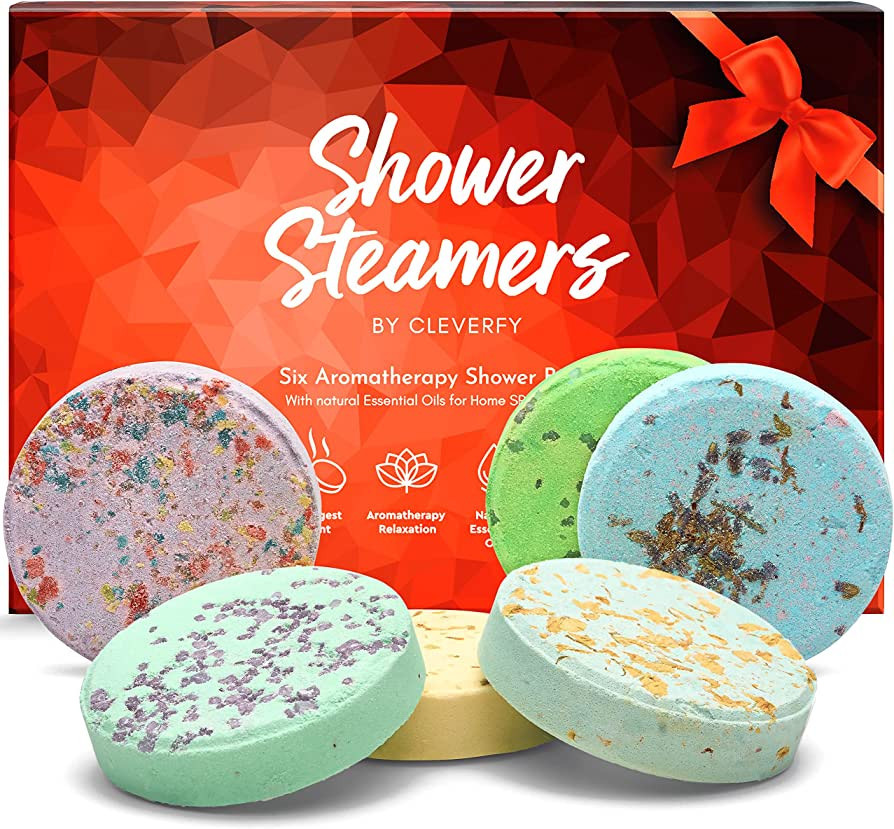 Cleverfy Shower Steamers Aromatherapy - Variety Pack of 6 Shower Bombs with Essential Oils. Self ... | Amazon (US)