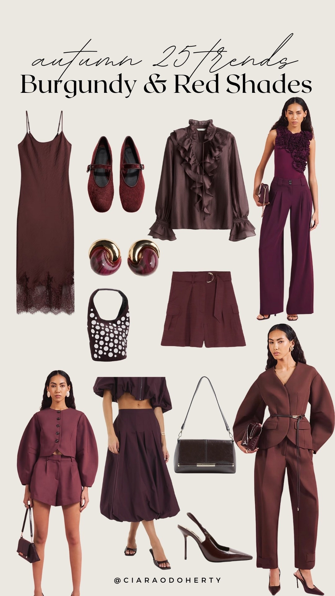 Autumn 25 Trends: Burgundy & Red shades
Cherry tones 

#LTKireland #LTKeurope #LTKautumn