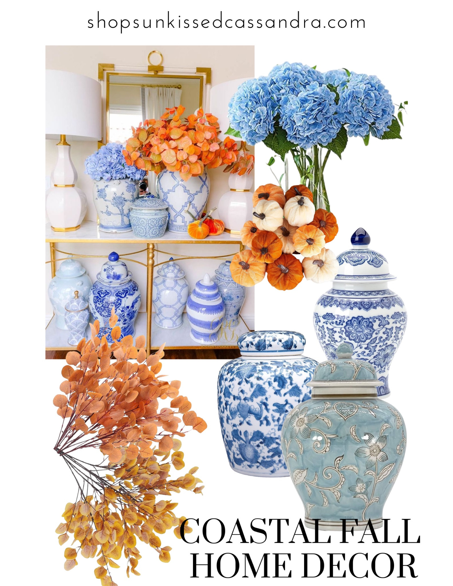 Grand Millennial / Coastal Home Fall Decor Inspiration 

#LTKhome #LTKunder50 #LTKunder100