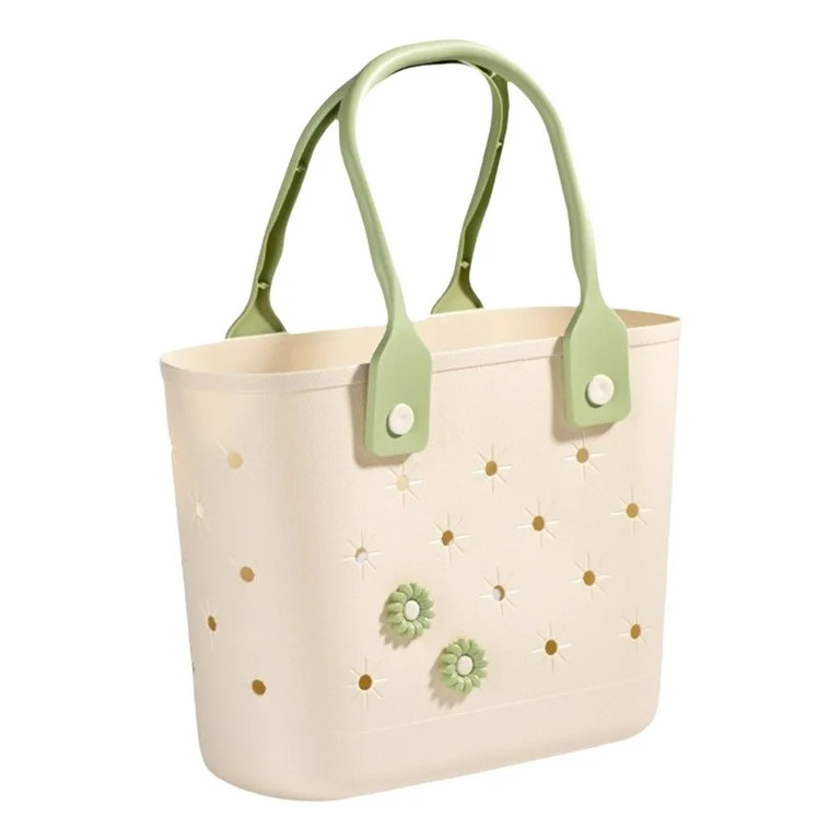 COOLHOOD Portable Sturdy Rubber Beach Storage Bag for Travel and Pool Convenient for Shower Trip ... | Walmart (US)