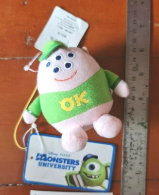 Monsters University scott squishy squibbles Plush Doll Disney Keychain 3 inch | eBay US