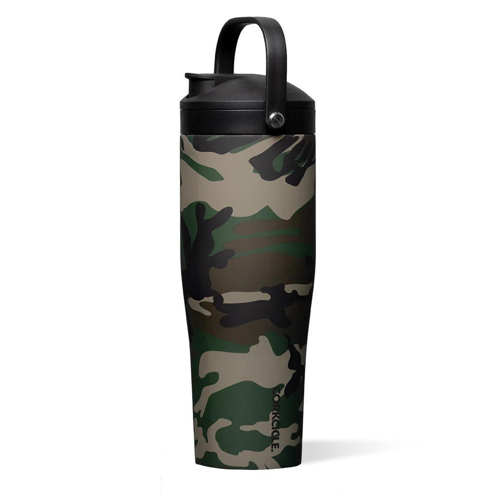 Protein Shaker - Woodland Camo / 30oz | Corkcicle