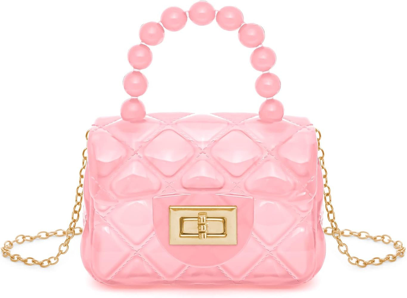 Little Girls Mini Jelly Purse Candy Color Transparent Small Crossbody Bag Cute Princess Handbags ... | Amazon (US)