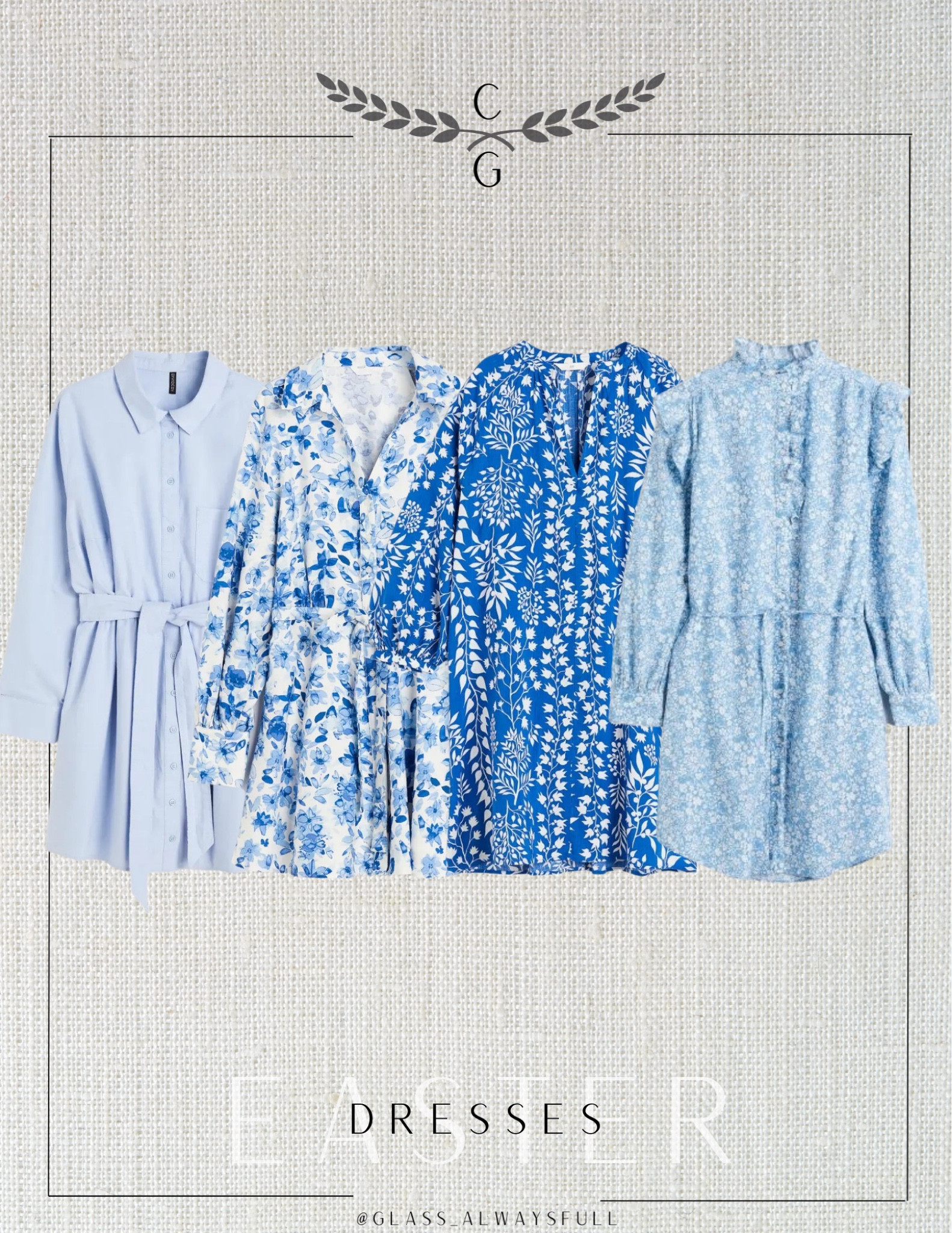 Easter dresses, affordable Easter dresses, blue Easter dresses, spring dress, resort dress, baby shower dress, blue floral dress, wedding guest dress, Easter, casual dress, h&m dress. Callie Glass @glass_alwaysfull 

#LTKwedding #LTKstyletip #LTKSeasonal