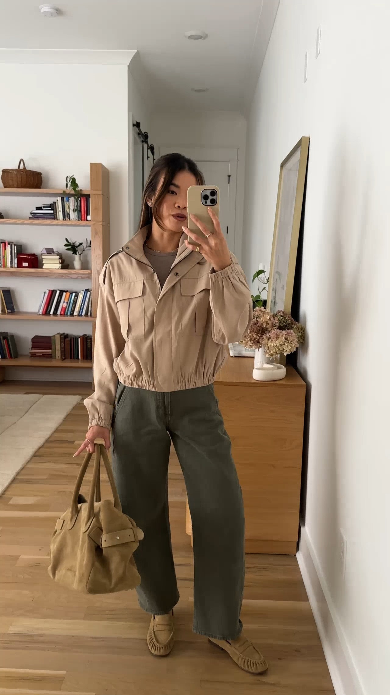 I love this cropped trench coat! The elastic waist makes it so flattering on.

Sizing info:
-Evereve Shayna Military Jacket (Size Small in Khaki) 
-Abercrombie Bra-Free Rib High-Neck Tank (Size XS in Light Brown) 
-Abercrombie High Rise barrel Jean (Size 24 Short in Olive)

Petite style, petite fashion, mom outfit, mom style, petite pants, petite outfit ideas, petite outfits, best pants for petite, petite jeans, spring style, spring outfits, vacation outfits, summer outfits, fall jeans, fall pants, autumn top, petite fall outfits, Abercrombie jeans, evereve, autumn jacket, windbreaker, cropped trench coat

#LTKootd #LTKSeasonal #LTKPetite
