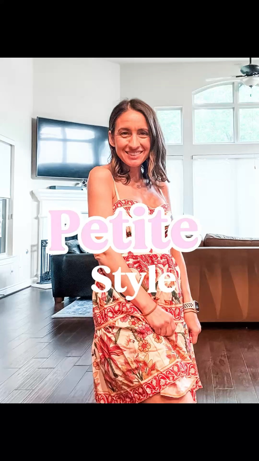 Fun flirty summer dress. 
Floral dress. Runs true to size. Wearing small. 
Date night dress 
Petite style

#LTKPetite #LTKOver40 #LTKSeasonal