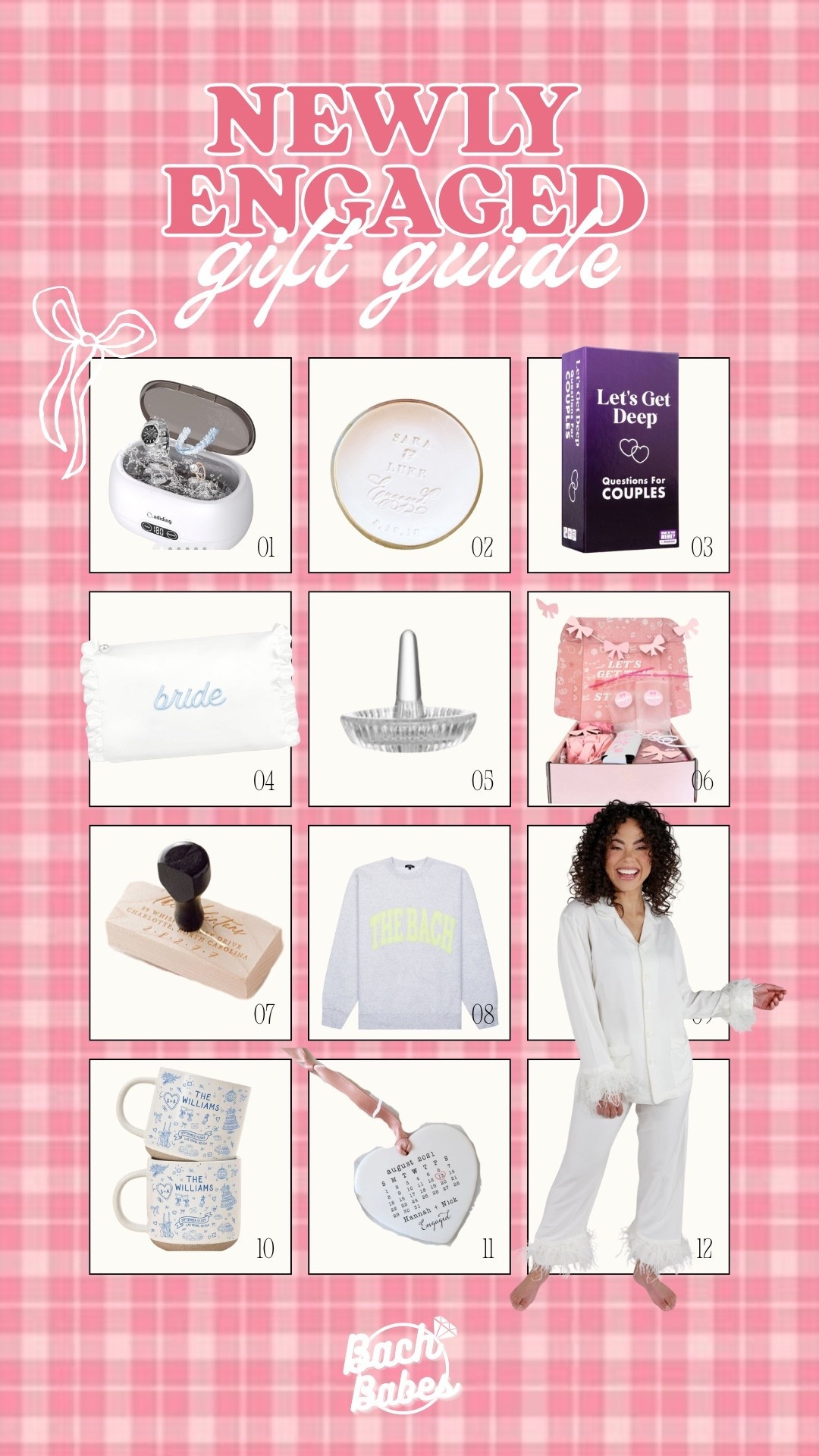Tis the season for love! 🤭 The perfect gift guide for the newly engaged girly in your life! From pajamas to couple games - it has it all for your bride-to-be! 

#LTKGiftGuide #LTKCyberWeek #LTKWedding