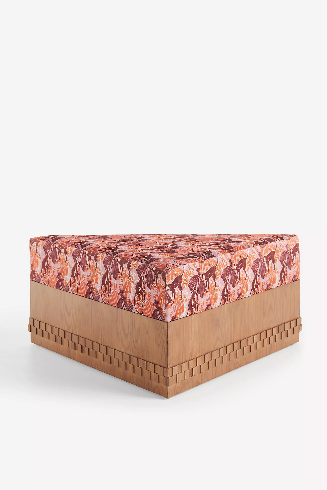 LALA Reimagined Velvet Ottoman | Anthropologie (US)