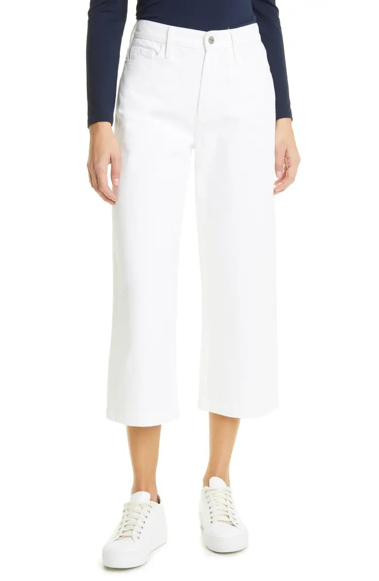 Ali High Waist Crop Wide Leg Jeans | Nordstrom