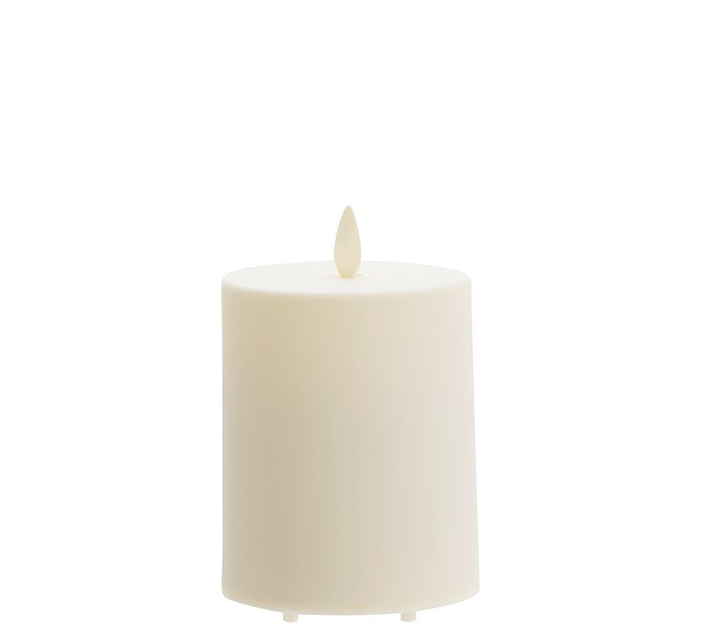 Premium Flickering Flameless Outdoor Pillar Candle | Pottery Barn (US)