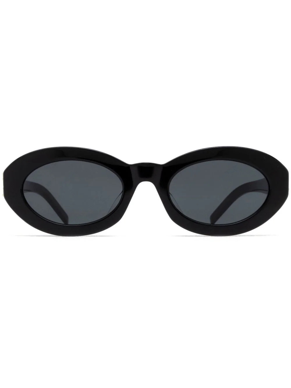 Saint Laurent Eyewear SLM136 oval-frame sunglasses - Black | Farfetch Global