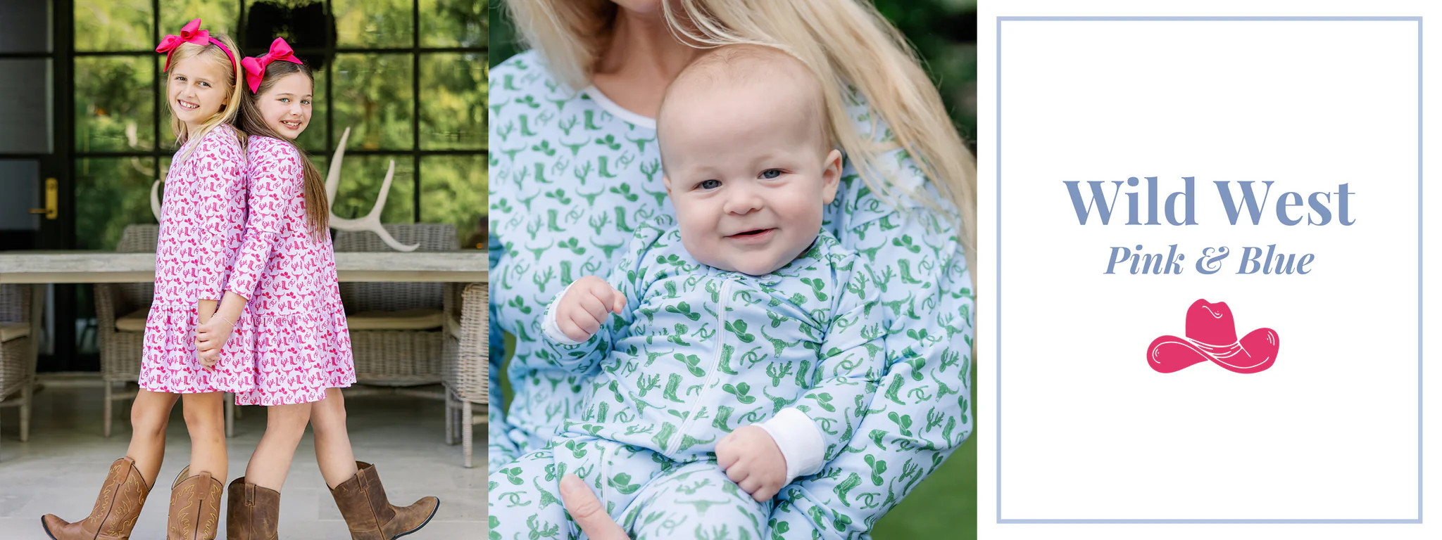 Wild West Pink & Blue | Lila and Hayes