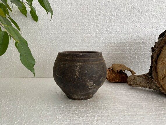 Vintage Decor Old Clay Vessel Aged and Antiqued Clay Pot / | Etsy | Etsy (US)