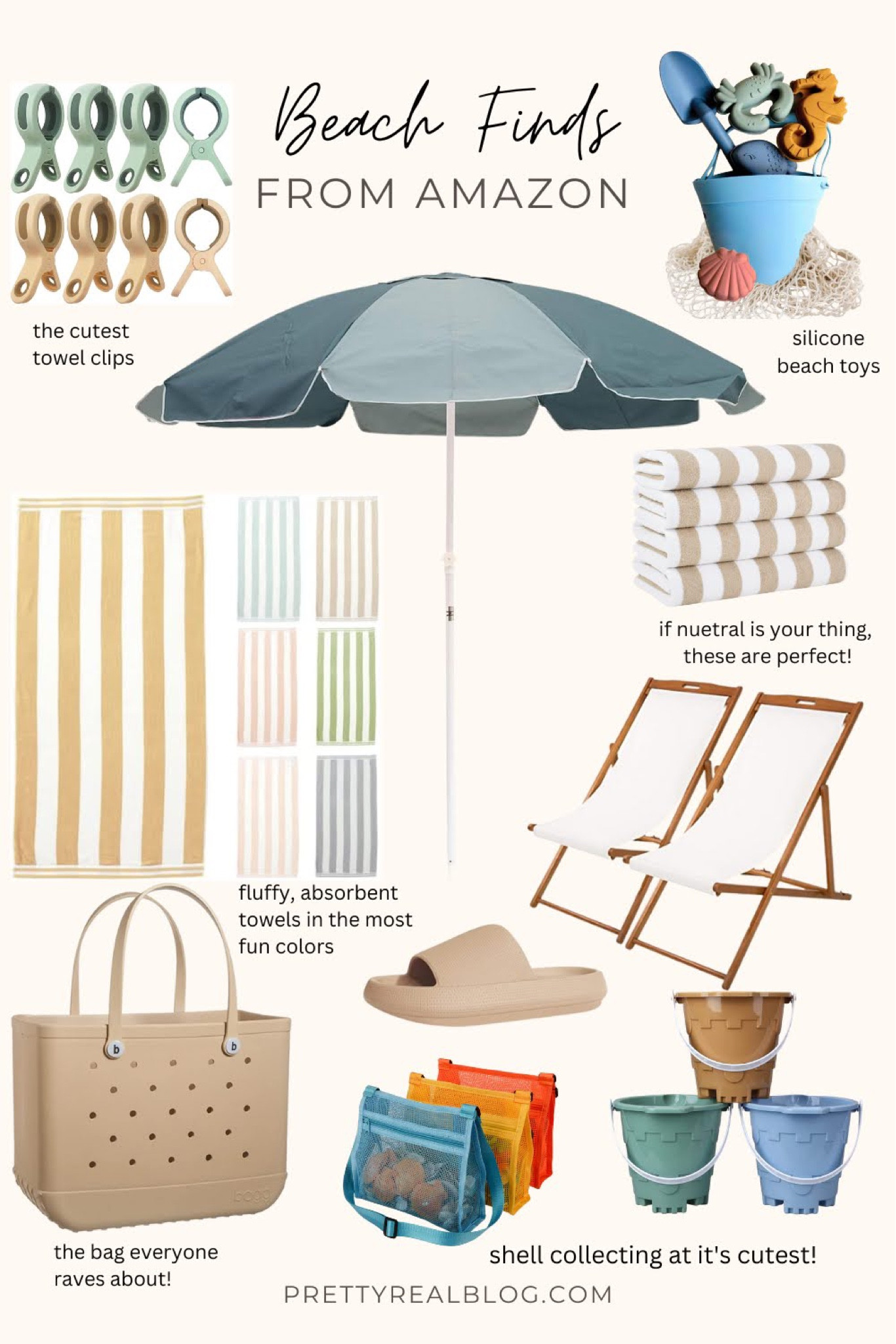 Beach finds, cabana towels, neutral beach chair, modern beach umbrella, beach toys, white beach chairs, swimming pool bag, swimming pool must haves 

#LTKSeasonal #LTKhome #LTKfamily